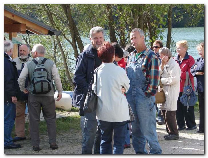 Pogovor pred odhodom<br>na splav
